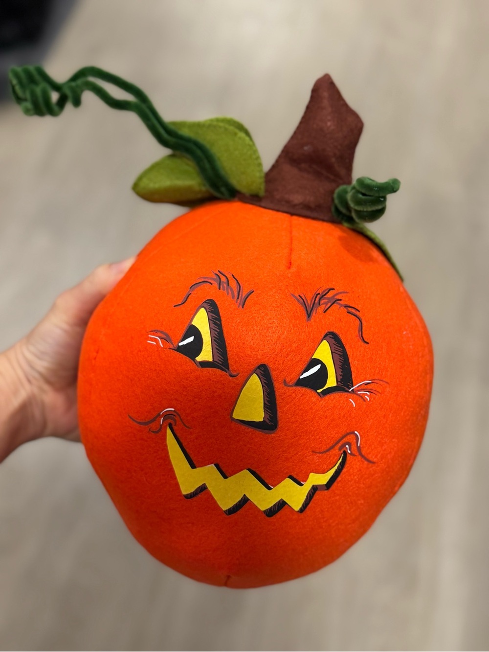 Annalee Pumpkin Jack-O'-Lantern Kids Costume Hat